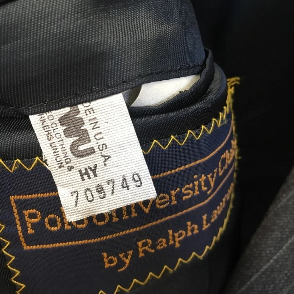 RL Ralph Lauren Virgin Wool Vintage Blazer Polo